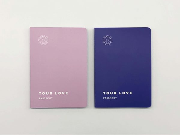 여권형 핸디수첩 「Tour Love」